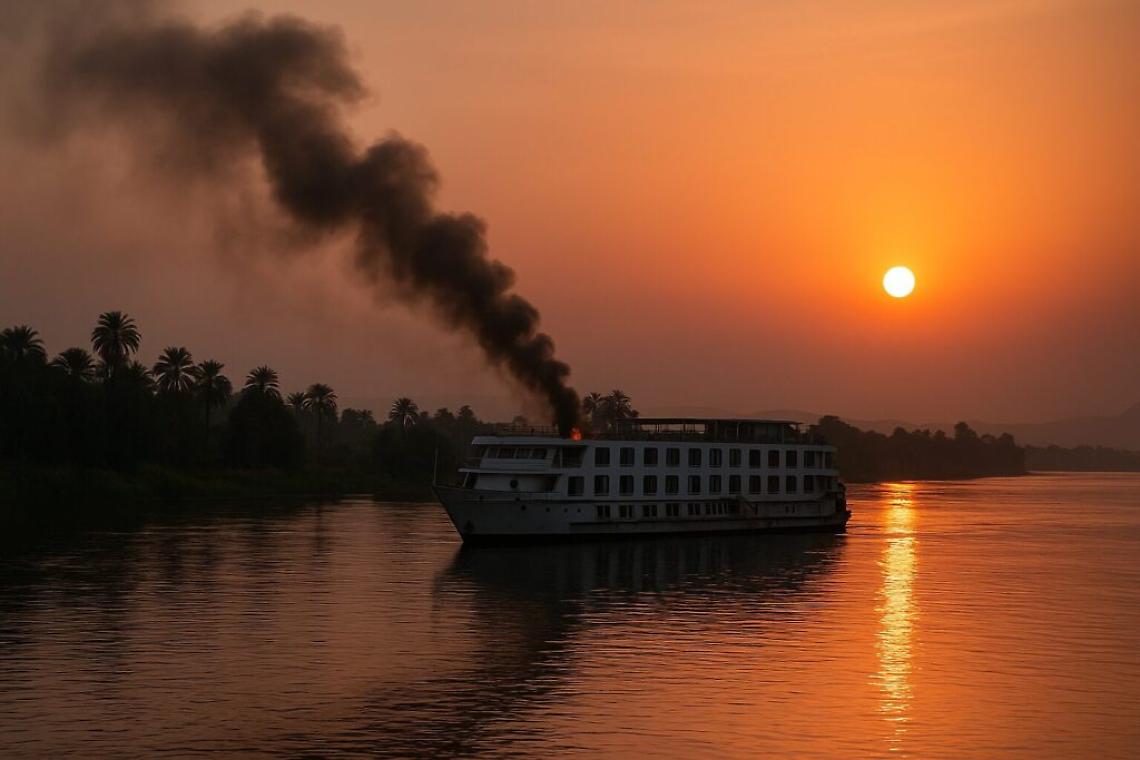 Incendio sul Nilo, rientrati in Italia i due cittadini di Pomezia