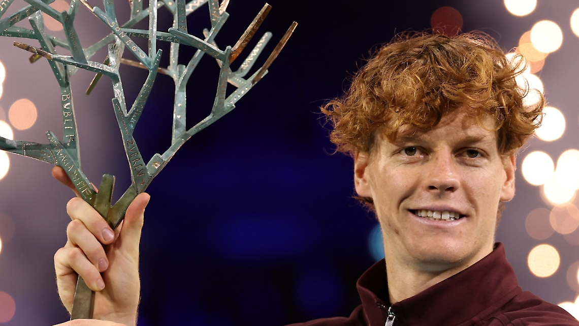 Sinner  vince il torneo e torna numero 1 del mondo