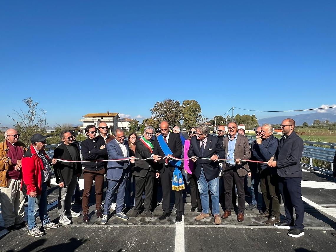 Inaugurato oggi il nuovo ponte sulla Ninfina  II