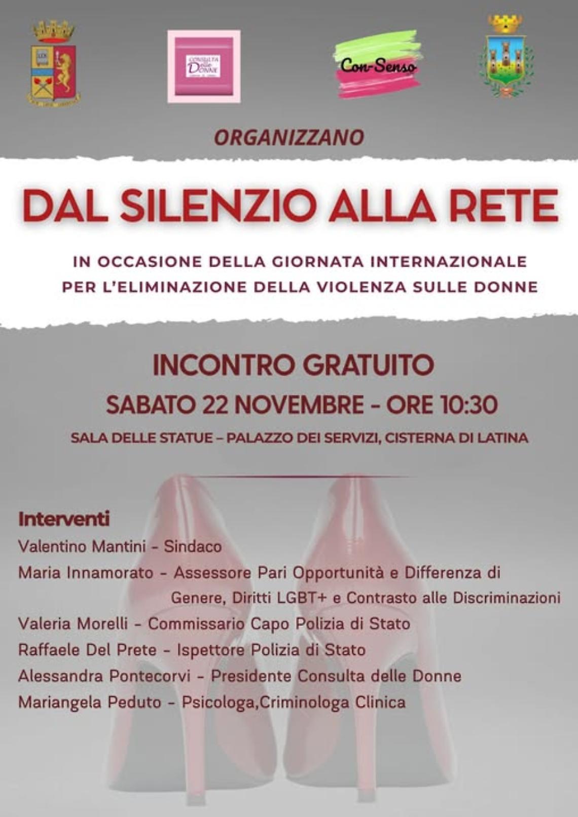 “Dal silenzio alla rete”: il convegno promosso dalla Consulta delle Donne