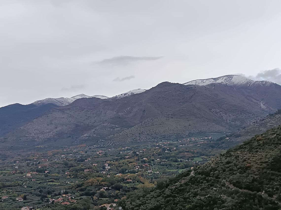 Prima neve sui monti Lepini