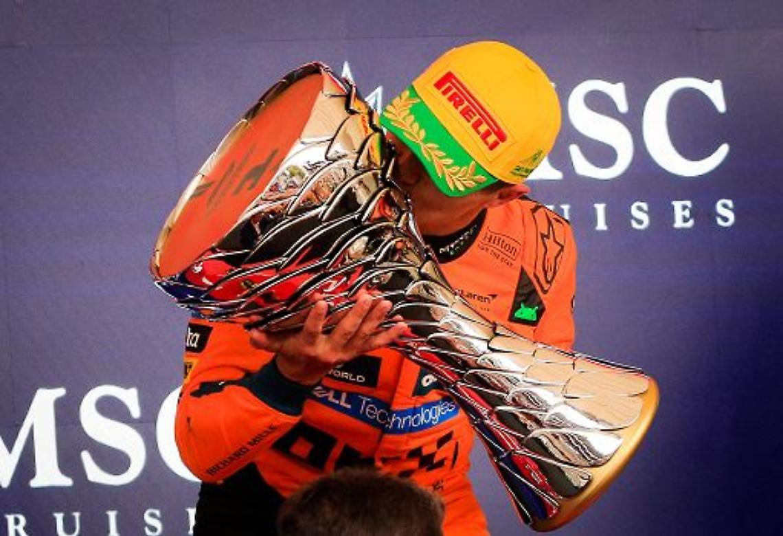 Norris gestisce ad Abu Dhabi ed è campione del mondo