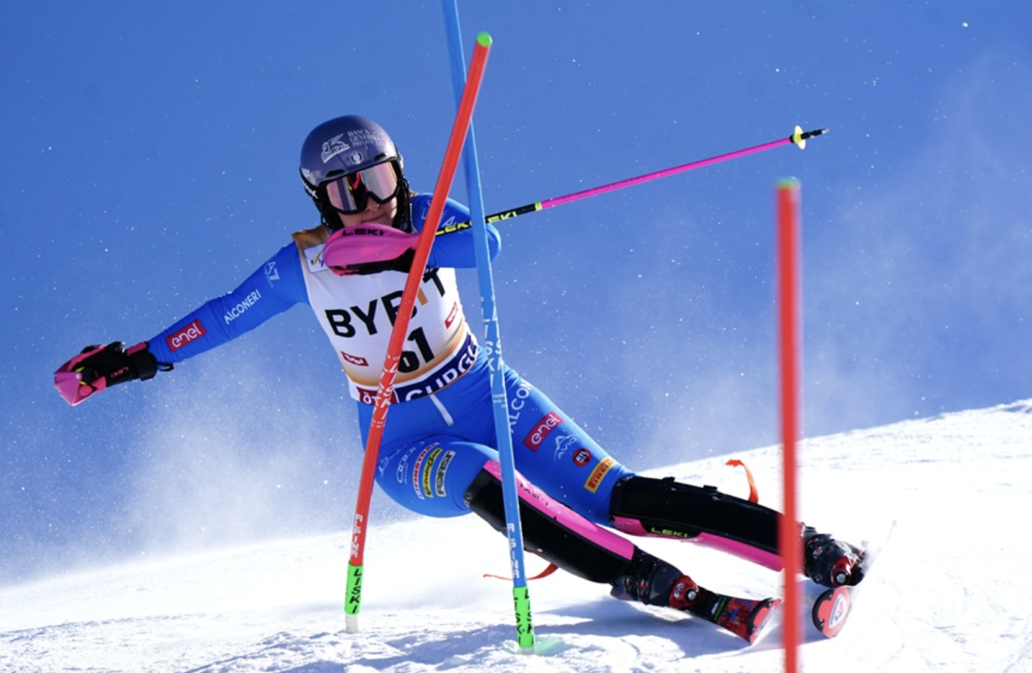 Giulia Valleriani 18esima nello slalom di Kranjska Gora
