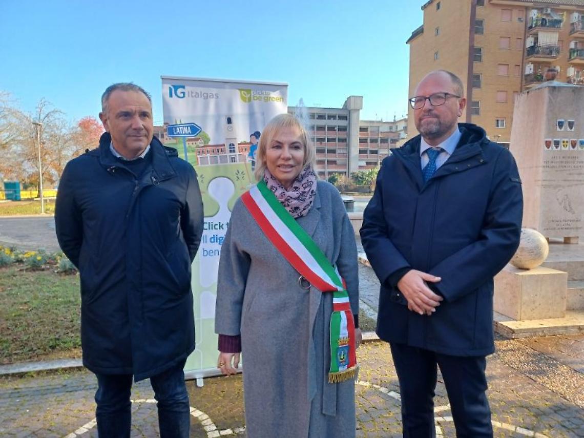 Il Comune di Latina e Italgas insieme per la riqualificazione del verde pubblico 