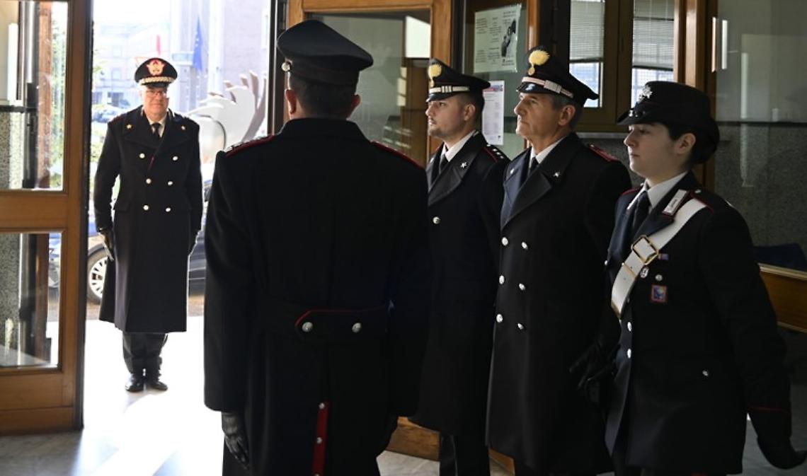 Carabinieri, la visita del Generale di Divisione Ugo Cantoni al Comando Provinciale
