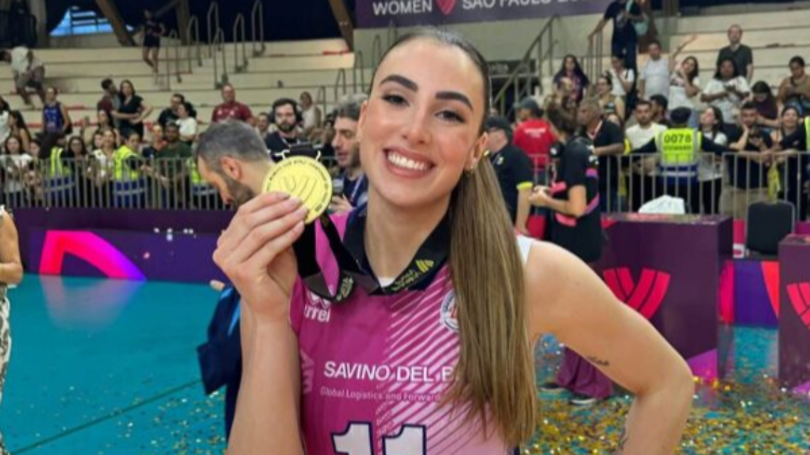 Aprilia, Giulia Mancini sul tetto del mondo con Scandicci