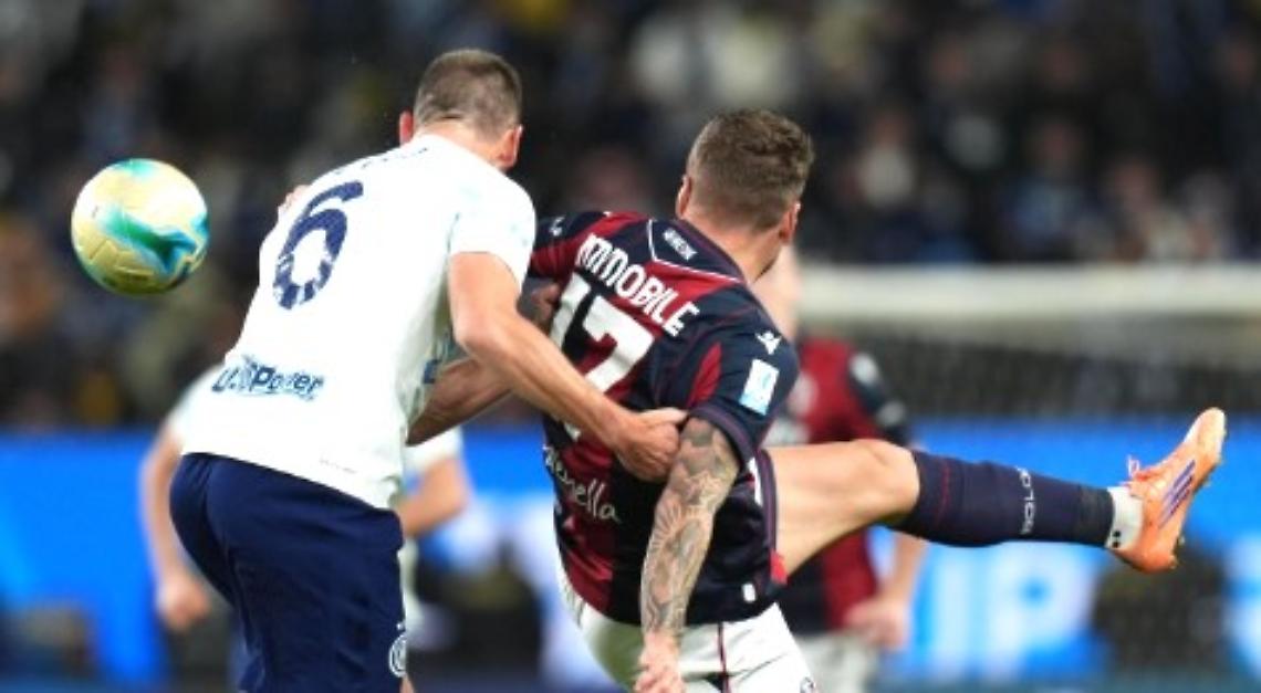 Il quinto rigore di Immobile lancia il Bologna e gela l'Inter: &egrave; finale con il Napoli