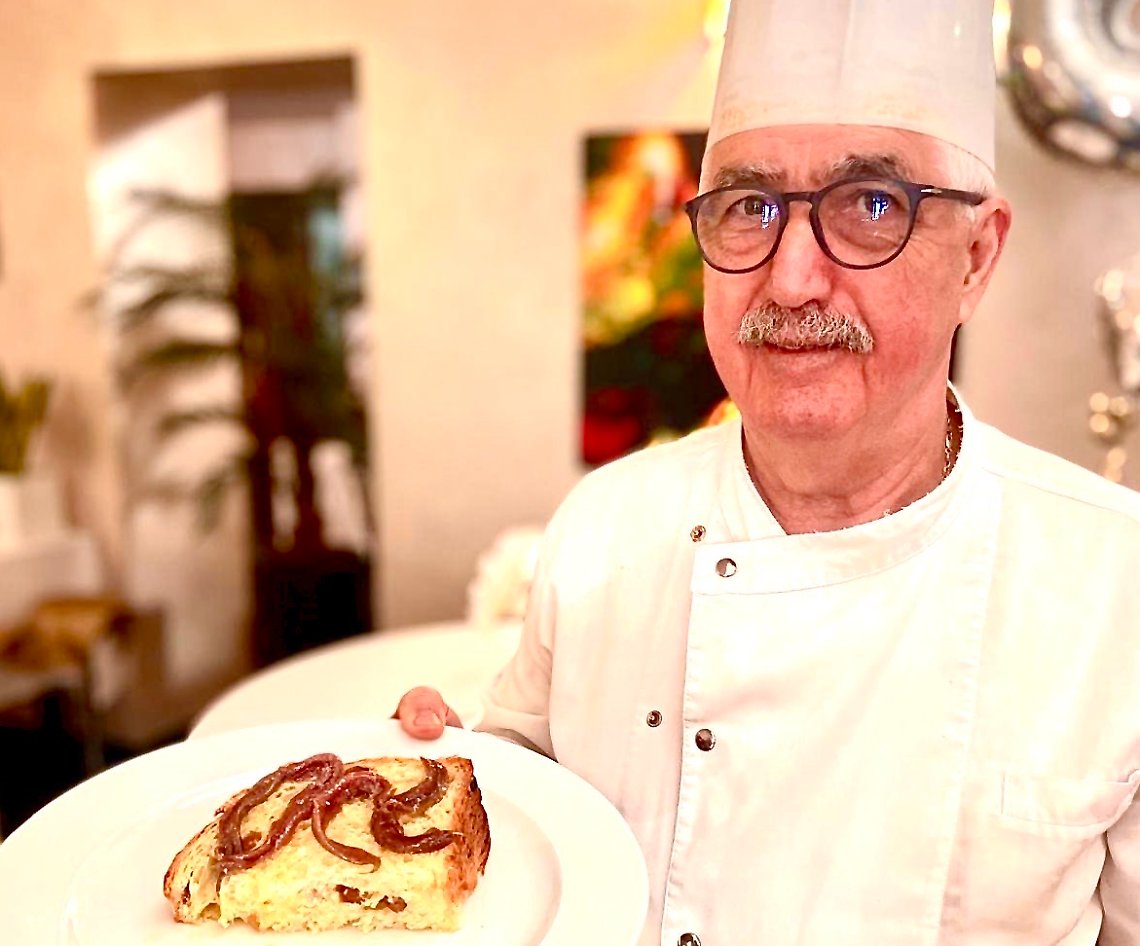 Panettone e alici, il Natale che sa di mare: la firma dello chef Nazareno Fontana