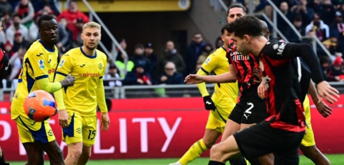 Tre gol al Verona, il Milan si riprende la vetta della classifica in attesa dell'Inter