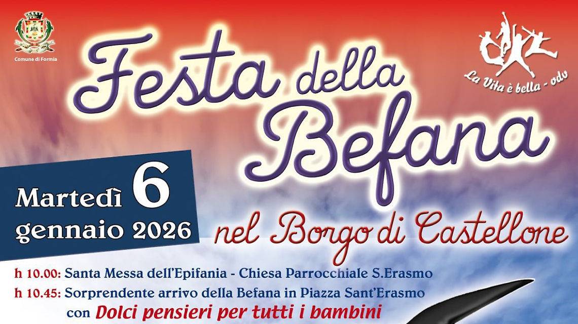 La magia della Befana torna a Castellone: una mattinata di festa per grandi e piccoli