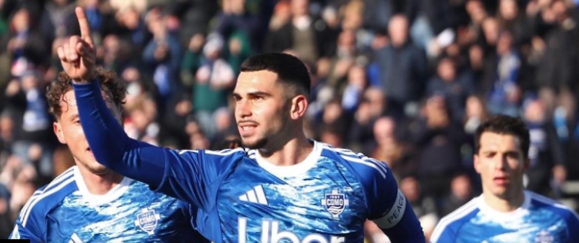 Il Como batte l'Udinese grazie ad una rete di Da Cunha su rigore