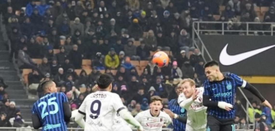 L'Inter batte il Bologna 3-1 e si riprende la vetta della classifica