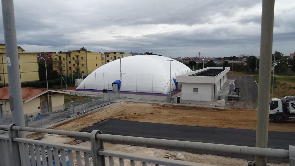 Un nuovo pallone tensostico ad Aprilia