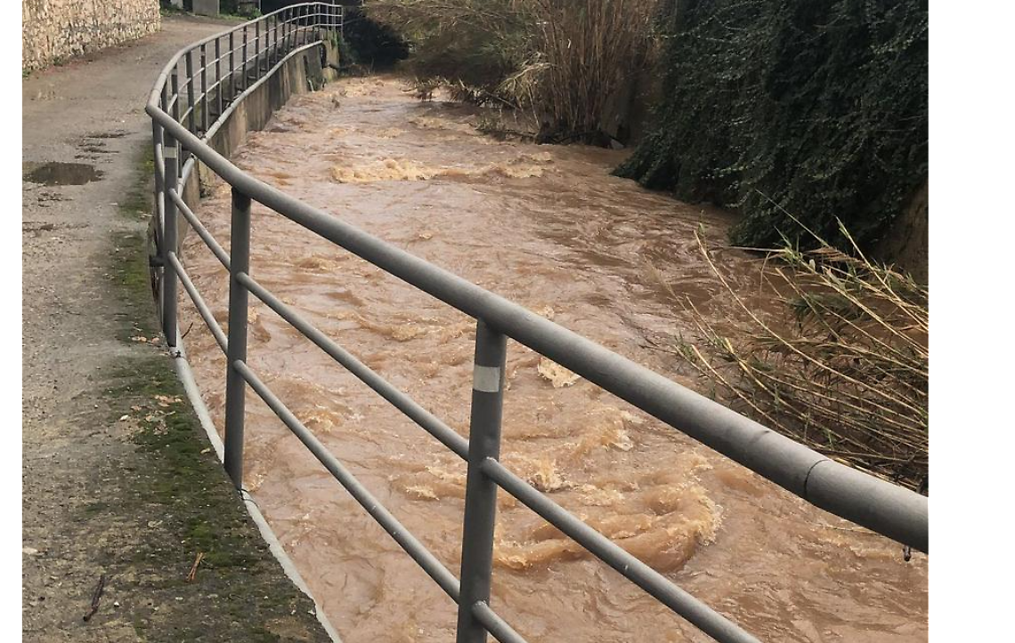 Torrente Pontone sotto controllo a Gaeta: rischio esondazione  