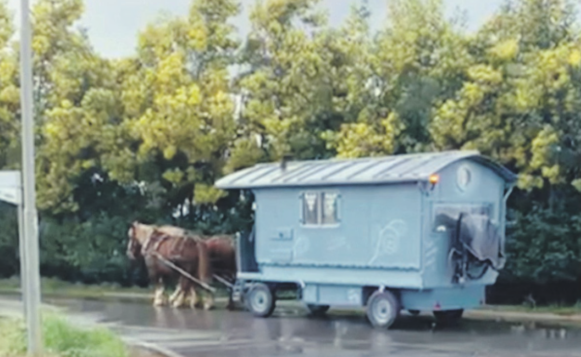 Kristen e Pierangelo, un viaggio senza tempo  a bordo di una carrozza 