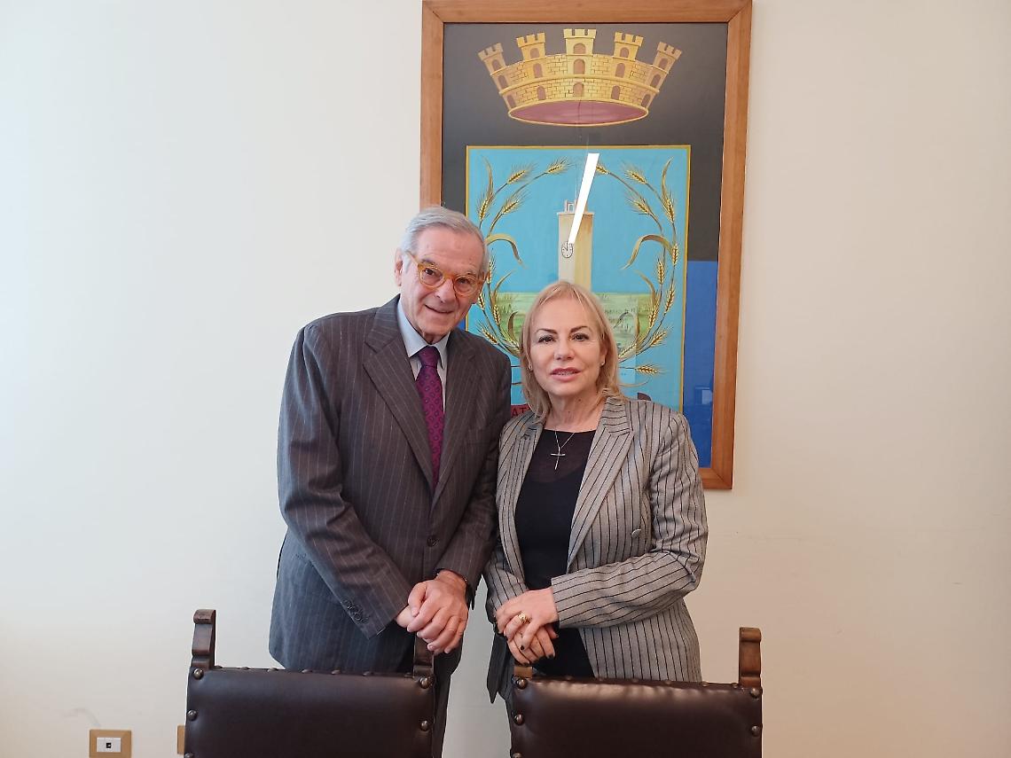 Centenario, primo incontro istituzionale tra il sindaco Celentano e il presidente Zaccheo