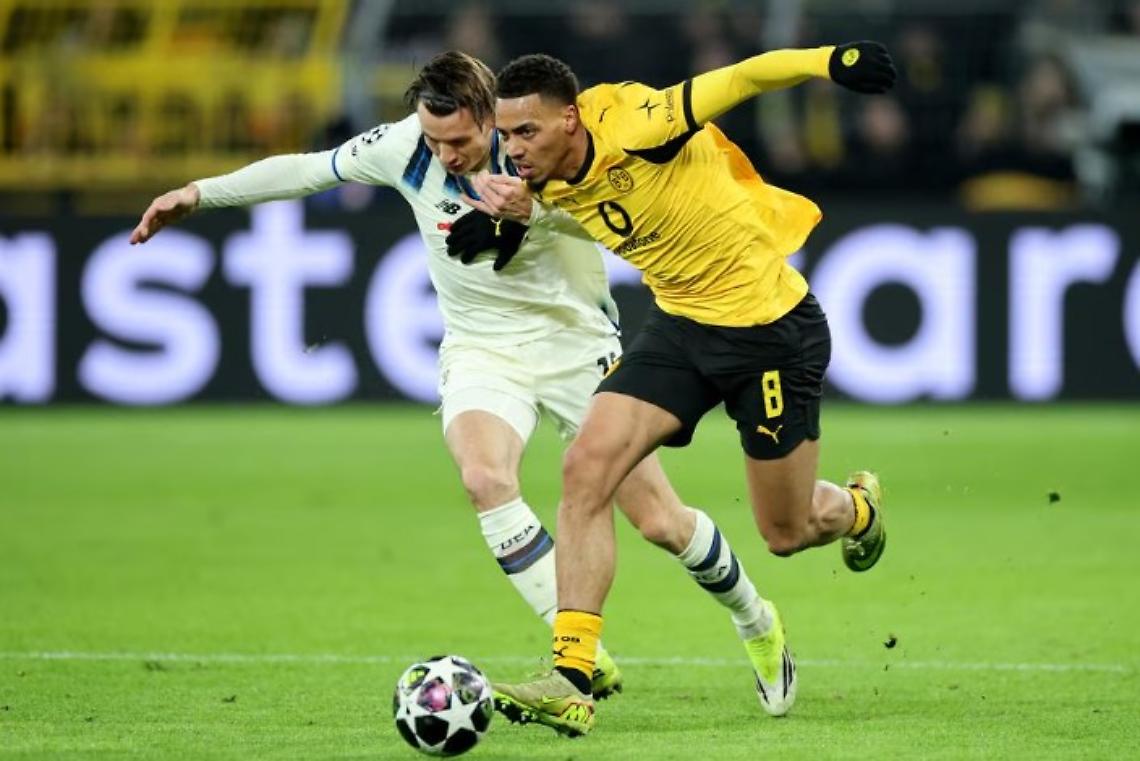 Al Borussia  Dortmund basta un tempo per battere l'Atalanta