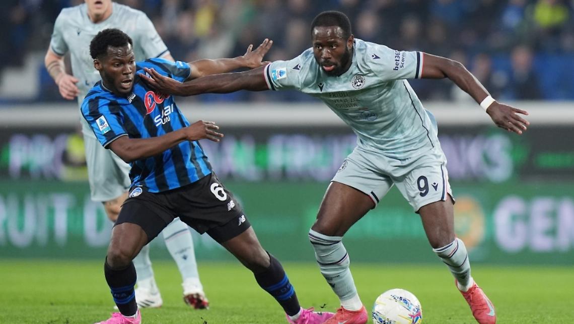 Doppio Scamacca, l'Atalanta rimonta l'Udinese: 2-2 il finale