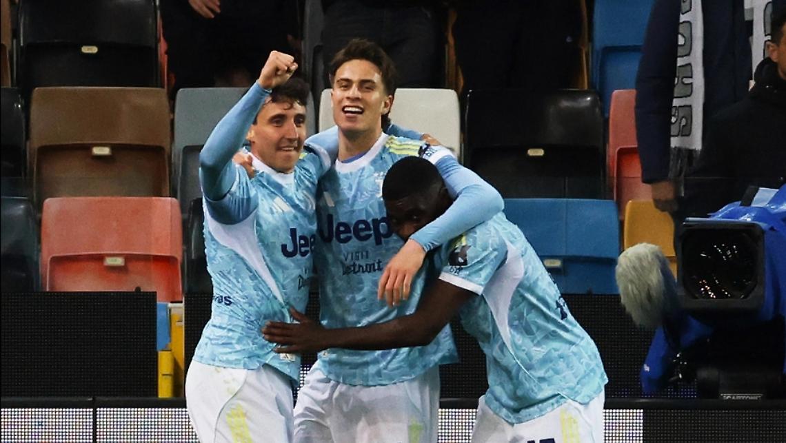 La Juventus passa a Udine grazie ad una rete di Boga