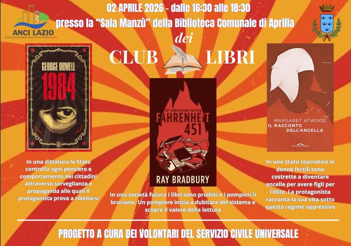 Ad Aprilia parte il progetto di lettura condivisa, nasce il &ldquo;Club dei libri&rdquo;