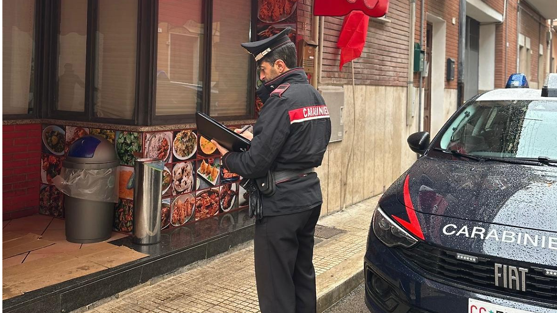 Terracina, controlli dei Carabinieri in due locali: irregolarit&agrave; su sicurezza e igiene