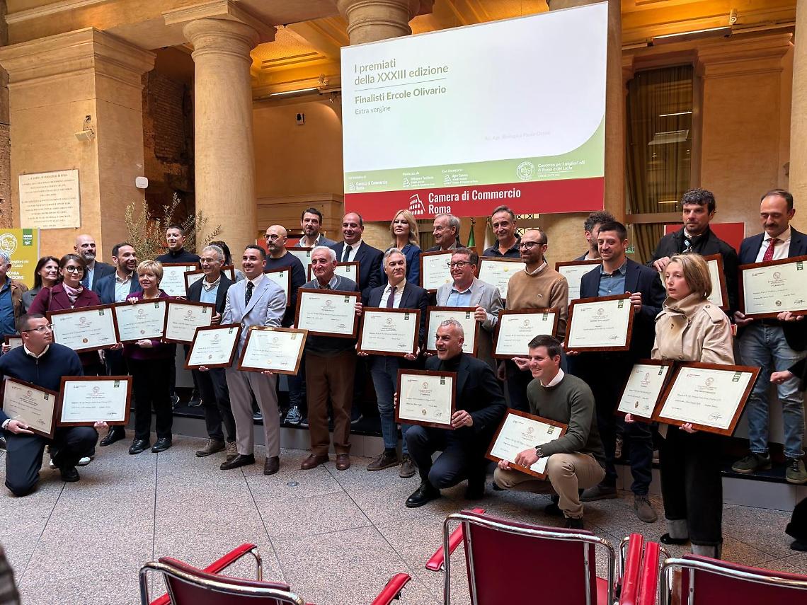 Premio Roma Evo: Ricco bottino degli oli pontini