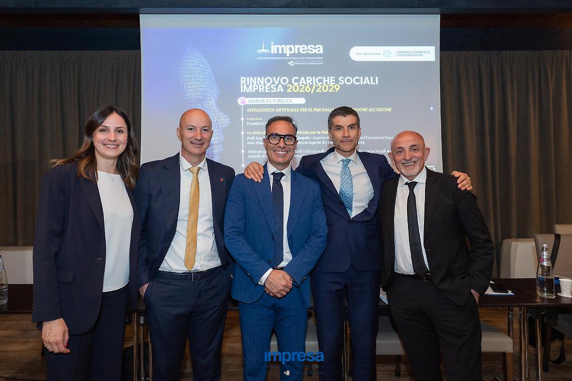 Impresa rinnova le cariche: Olivetti presidente regionale e nuovi vertici a Roma e Latina