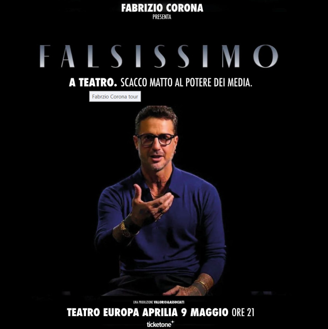 Fabrizio Corona senza filtri e censure: "Vi racconto come ho distrutto il potere dei media"