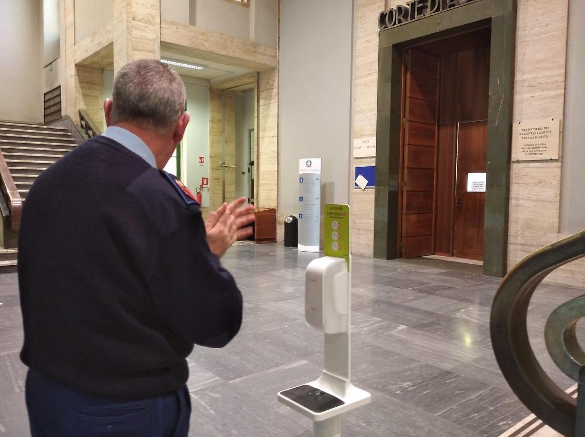 Covid 19, test sierologici in Tribunale e anche in Procura