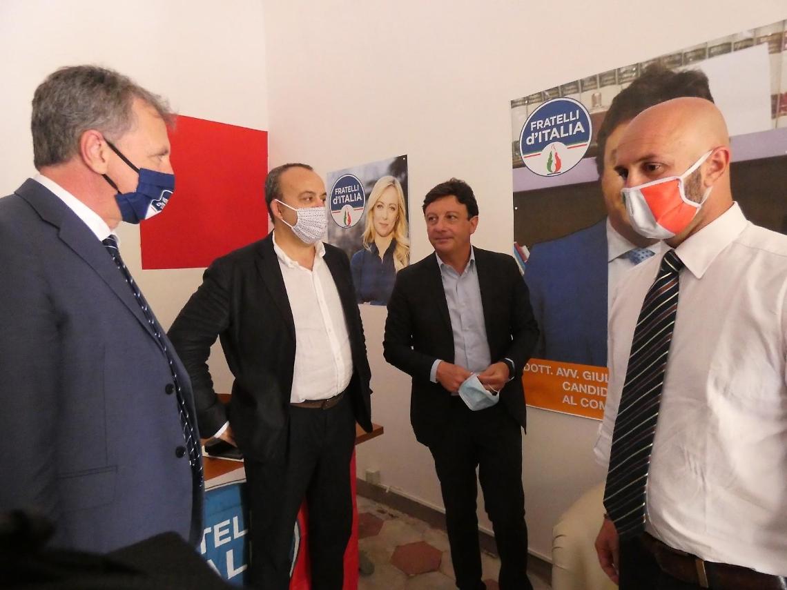 Fondi, il candidato di Fratelli d'Italia si presenta