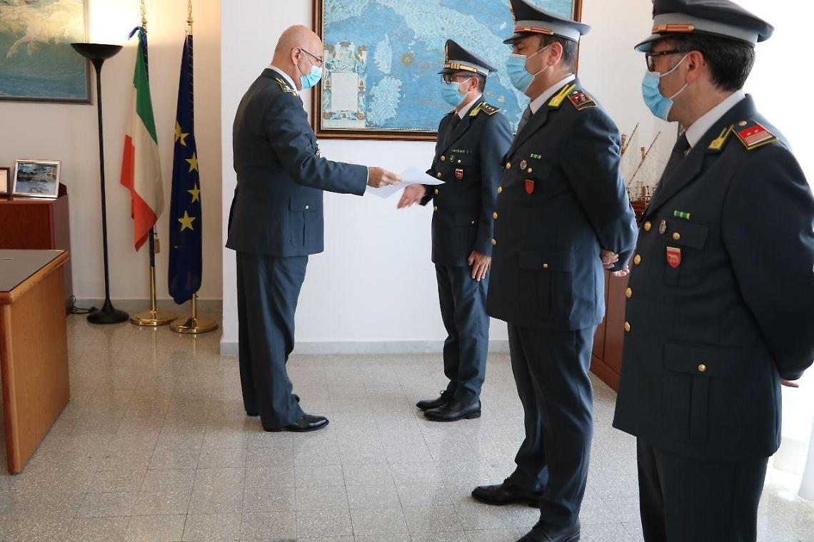 Guardia di Finanza, il Comandante regionale Lorusso in visita a Latina