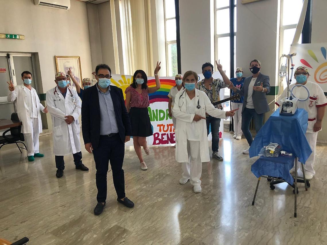 Un respiratore per il reparto di Pediatria del Dono Svizzero