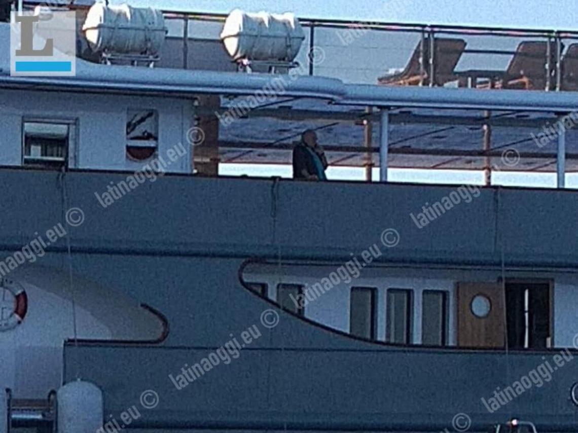 Diego Della Valle, fine settimana a Ponza sul suo yacht