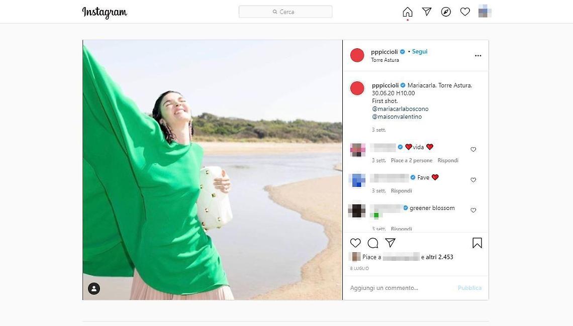 Scenario da sogno per la nuova collezione di Valentino: Torre Astura e il mare di Nettuno