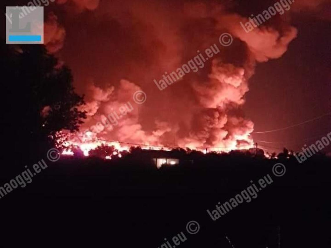 Incendio Loas, Aprilia chiede lo stato di emergenza e la sospensione delle autorizzazioni