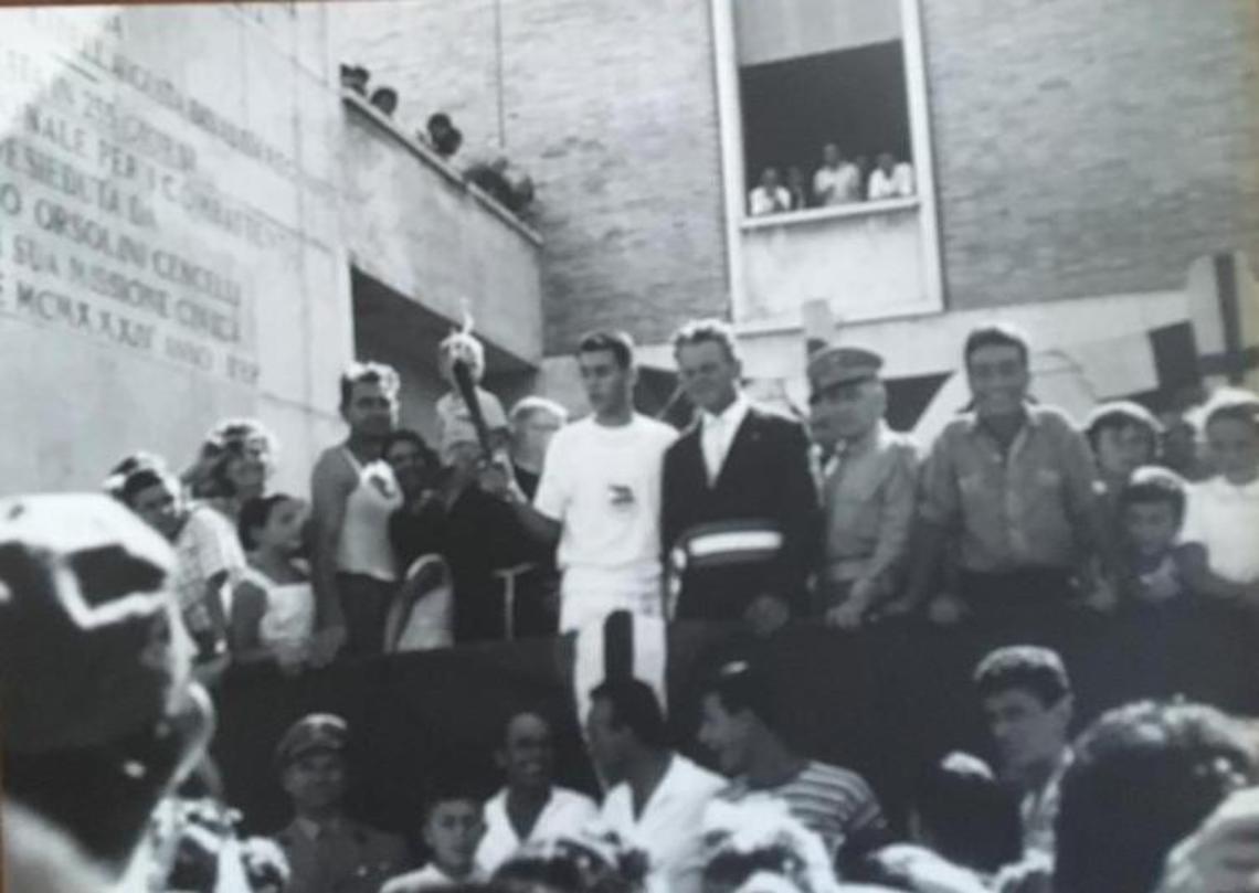 Sabaudia ricorda i 60anni dal passaggio della Fiaccola Olimpica