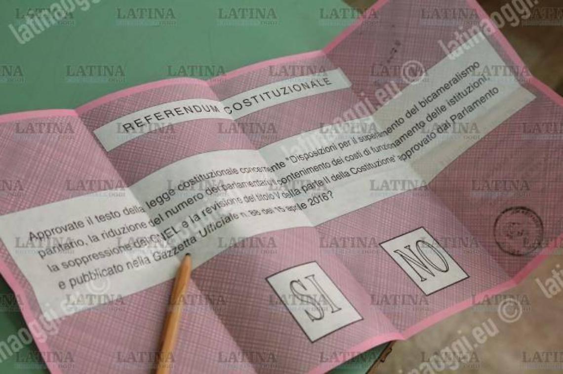 Referendum, in provincia di Latina il centrodestra &egrave; diviso tra &laquo;S&igrave;&raquo; e &laquo;No&raquo;