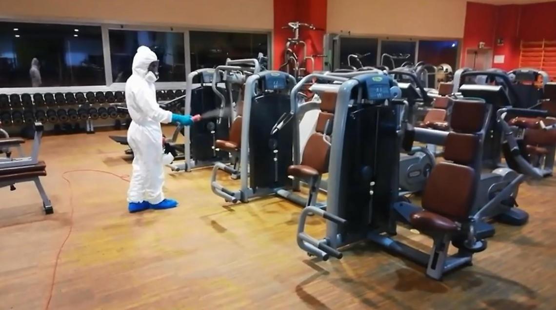 Coronavirus, dopo la sanificazione riapre una palestra di Aprilia