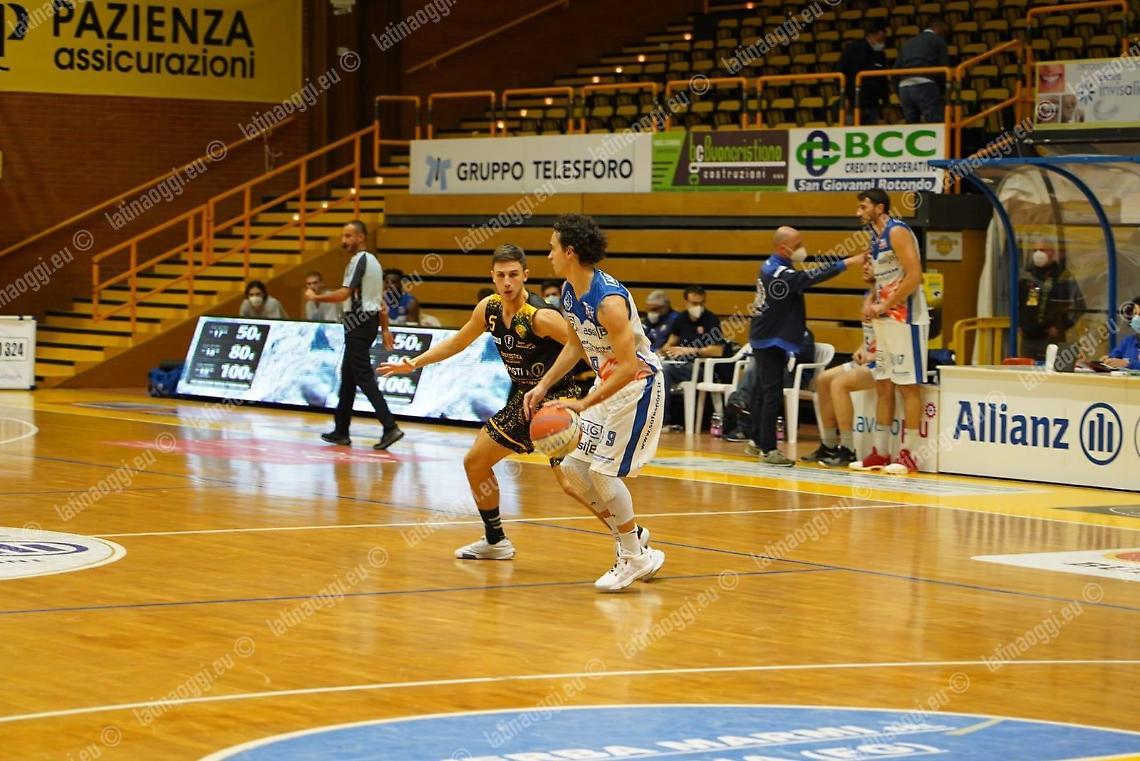 La Benacquista Assicurazioni Latina Basket sconfitta a San Severo