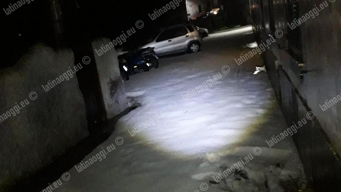Forte grandinata a Ponza, cumuli di oltre 50 centimetri