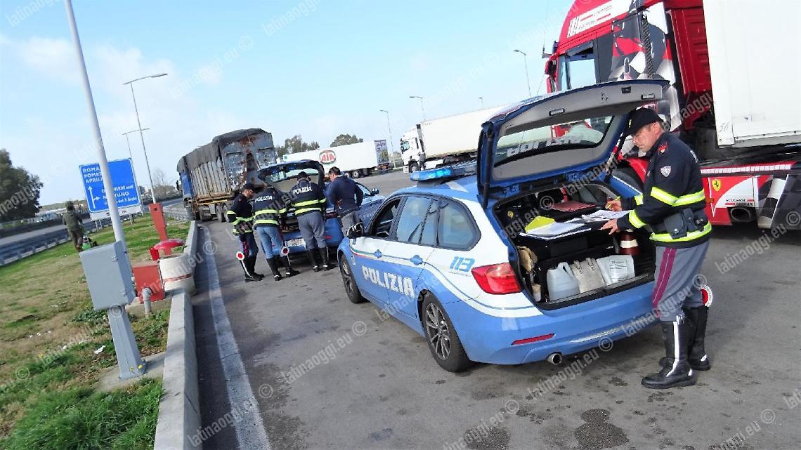 Guida il camion in stato di ebbrezza, multato un camionista