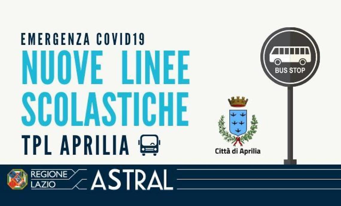 Riaprono le scuole, ad Aprilia potenziato il trasporto pubblico