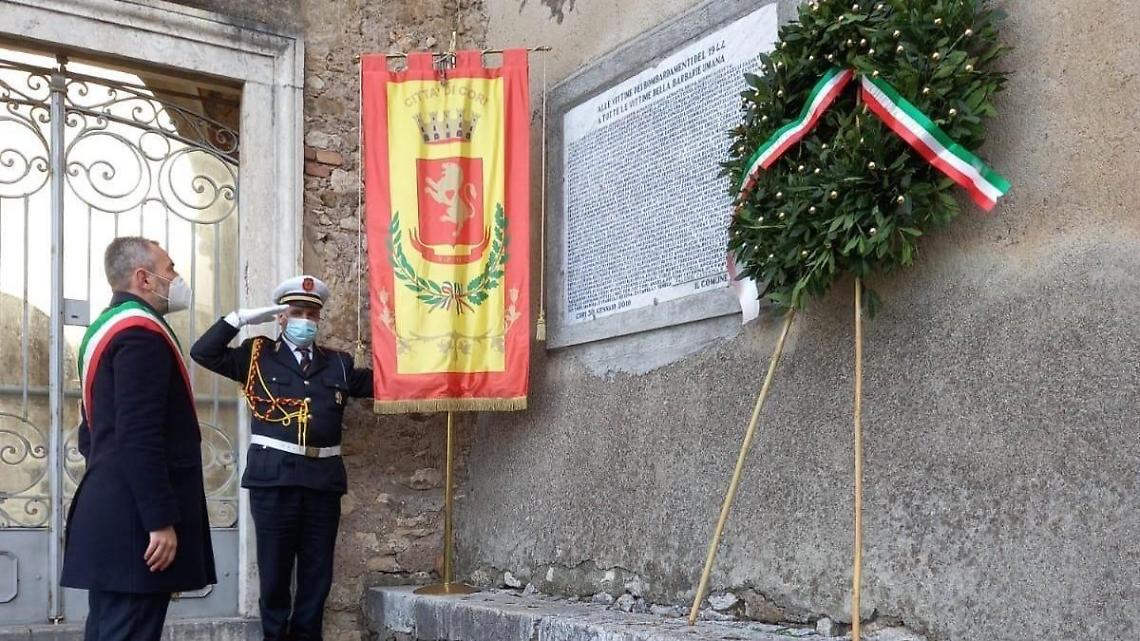 Cori commemora i caduti nei bombardamenti del '44