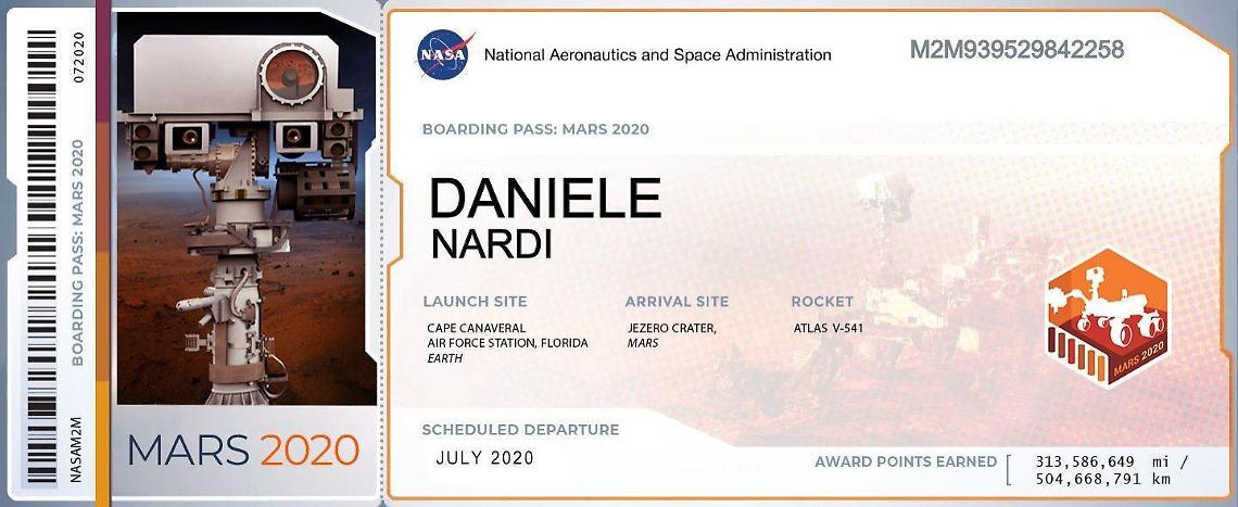 Col Rover Perseverance su Marte anche un po' di Daniele Nardi