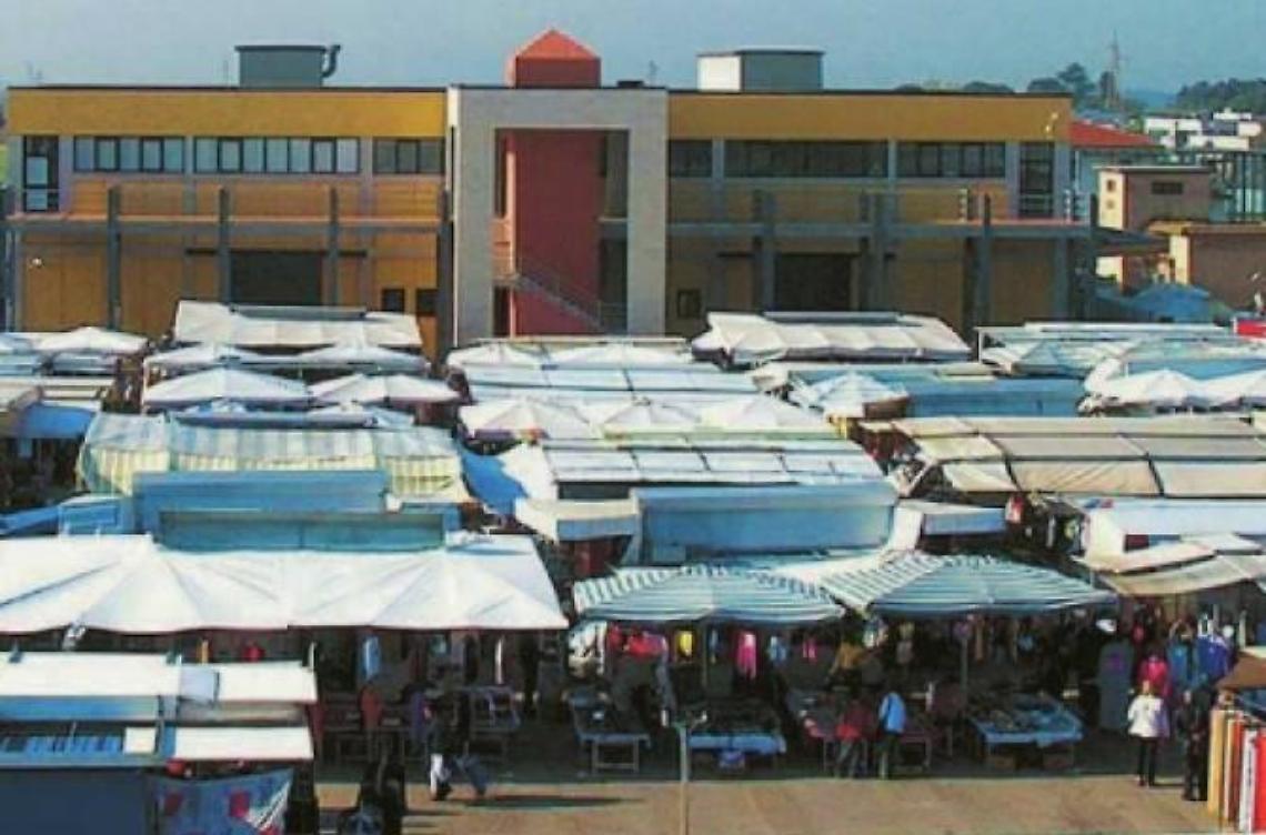 L'area ex Nalco (via delle province), durante la fiera della Ricalata