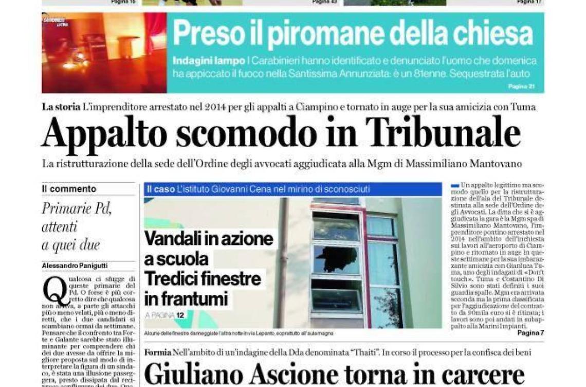 CHIEDI AL TUO EDICOLANTE LATINA OGGI IN ABBINAMENTO CON IL GIORNALE