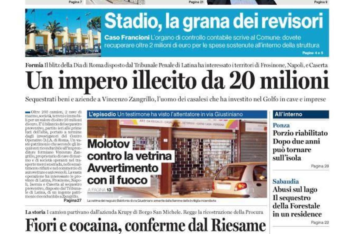CHIEDI AL TUO EDICOLANTE LATINA OGGI IN ABBINAMENTO CON IL GIORNALE