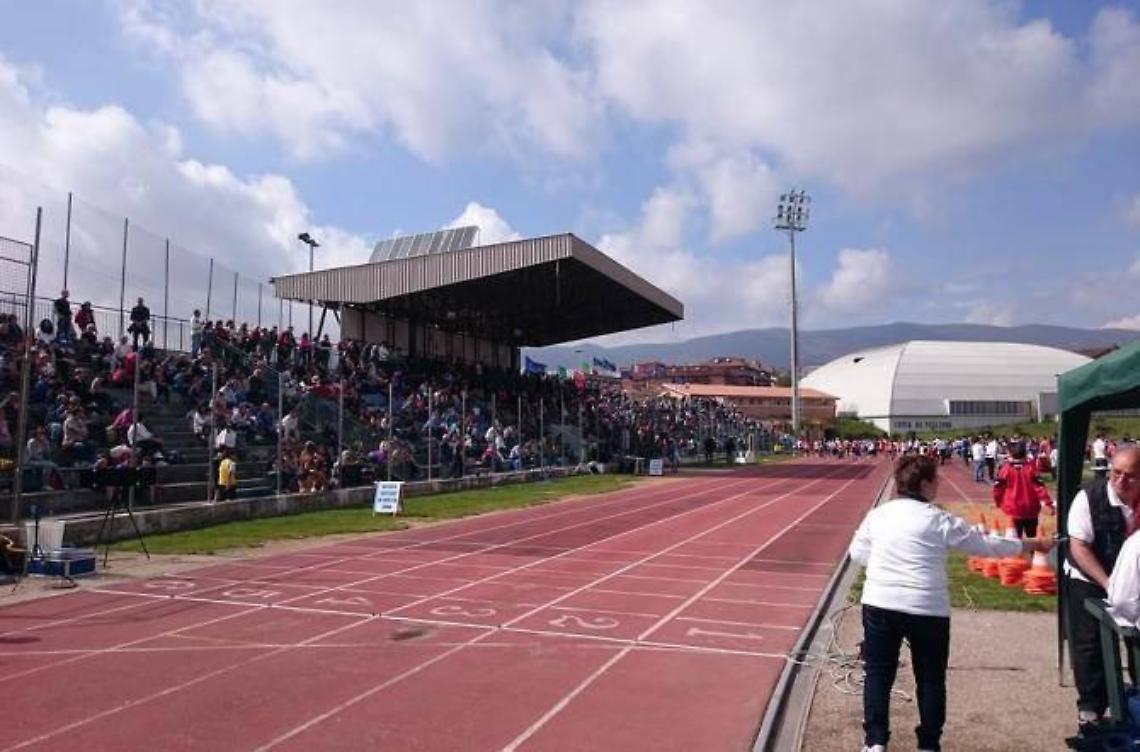 Uno scorcio dello stadio &ldquo;Giovanni Scavo&rdquo; di Velletri