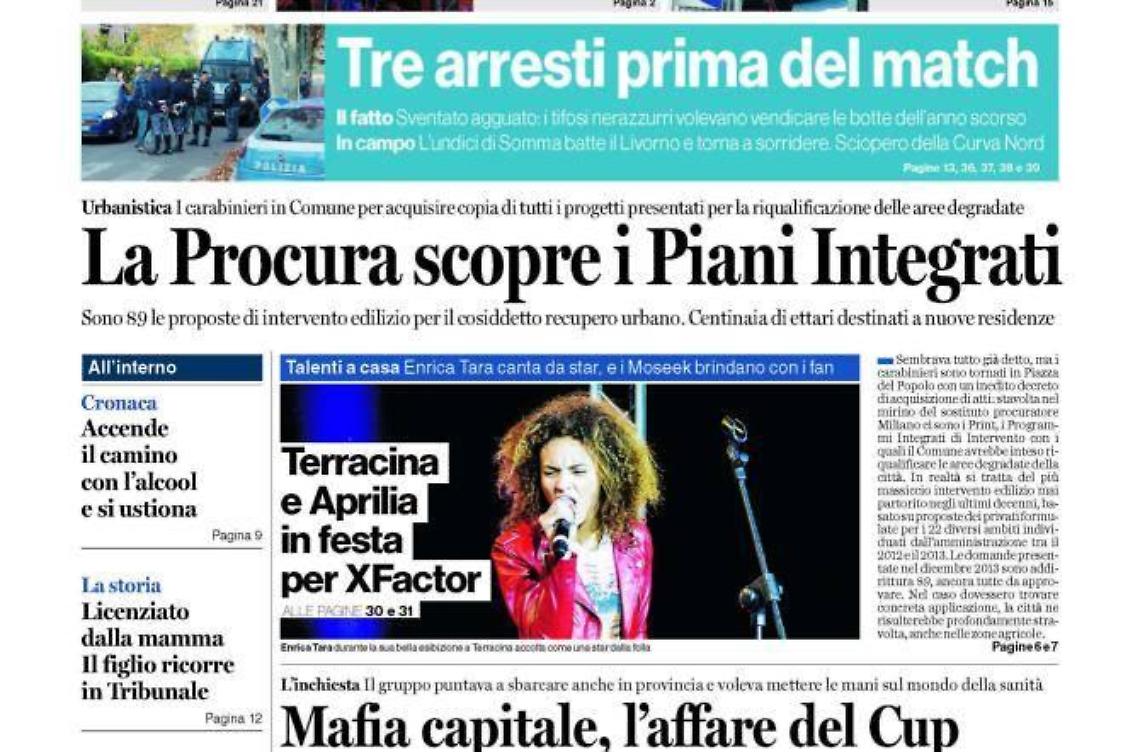 Chiedi al tuo edicolante Latina Oggi e il Giornale