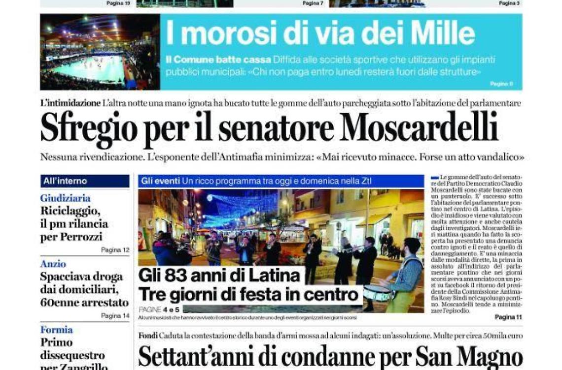 Chiedi al tuo edicolanteLatina Oggi e Il Giornale